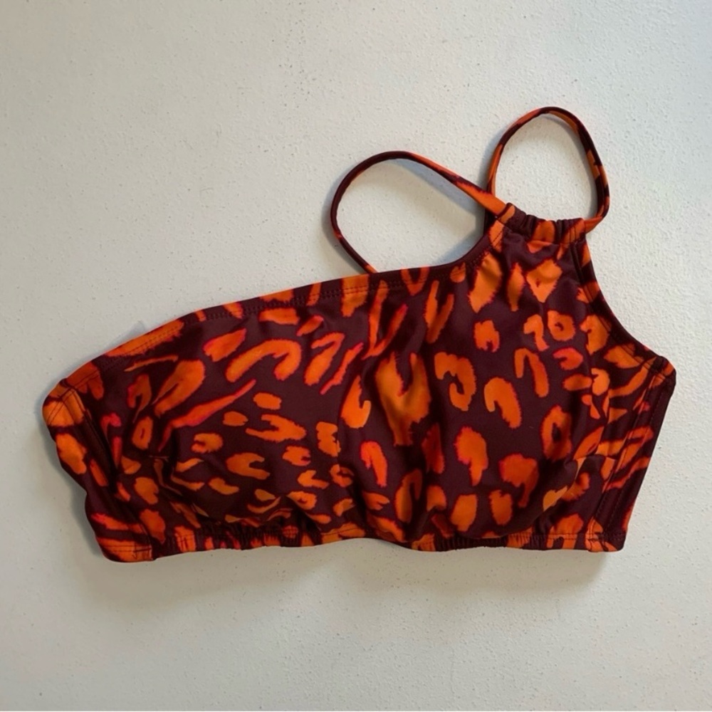 Shade & Shore Convertible One Shoulder Bikini Top Size Large NWOT - Picture 3 of 15
